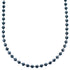 Sterling Silver And Hematite Bead Necklace SX114654